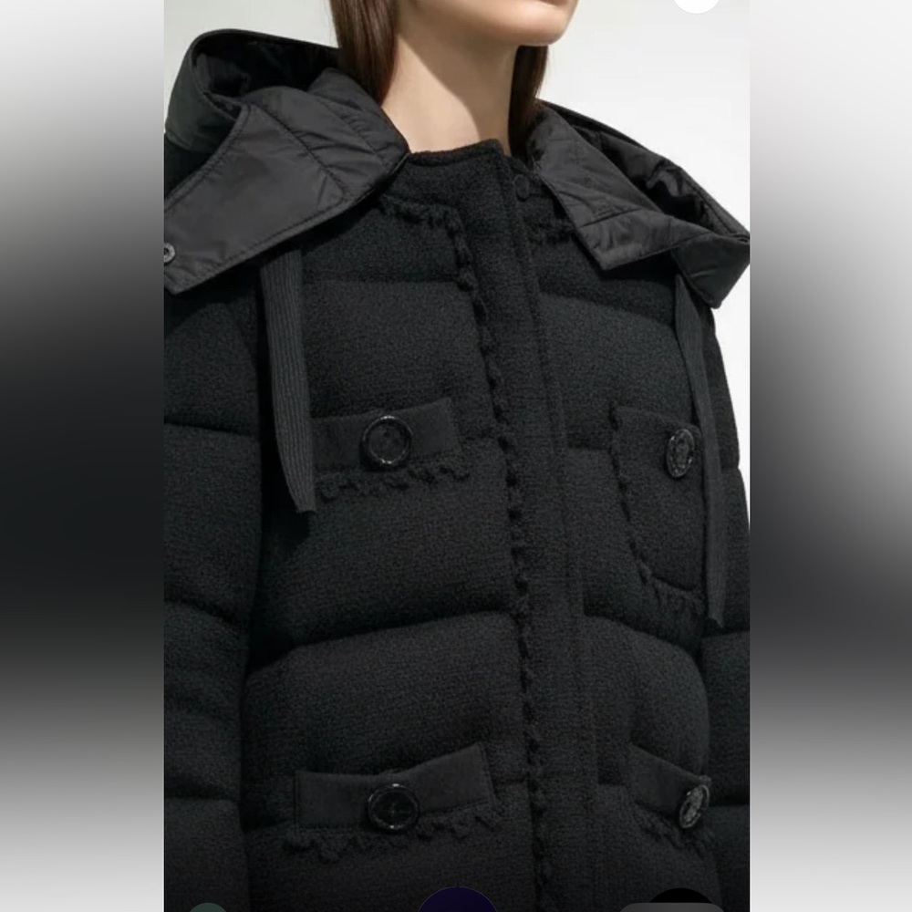 Moncler Tweed jacket/coat! Like new! Very rare piece! S